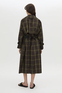 Winton Check Trench Coat