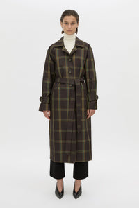 Winton Check Trench Coat