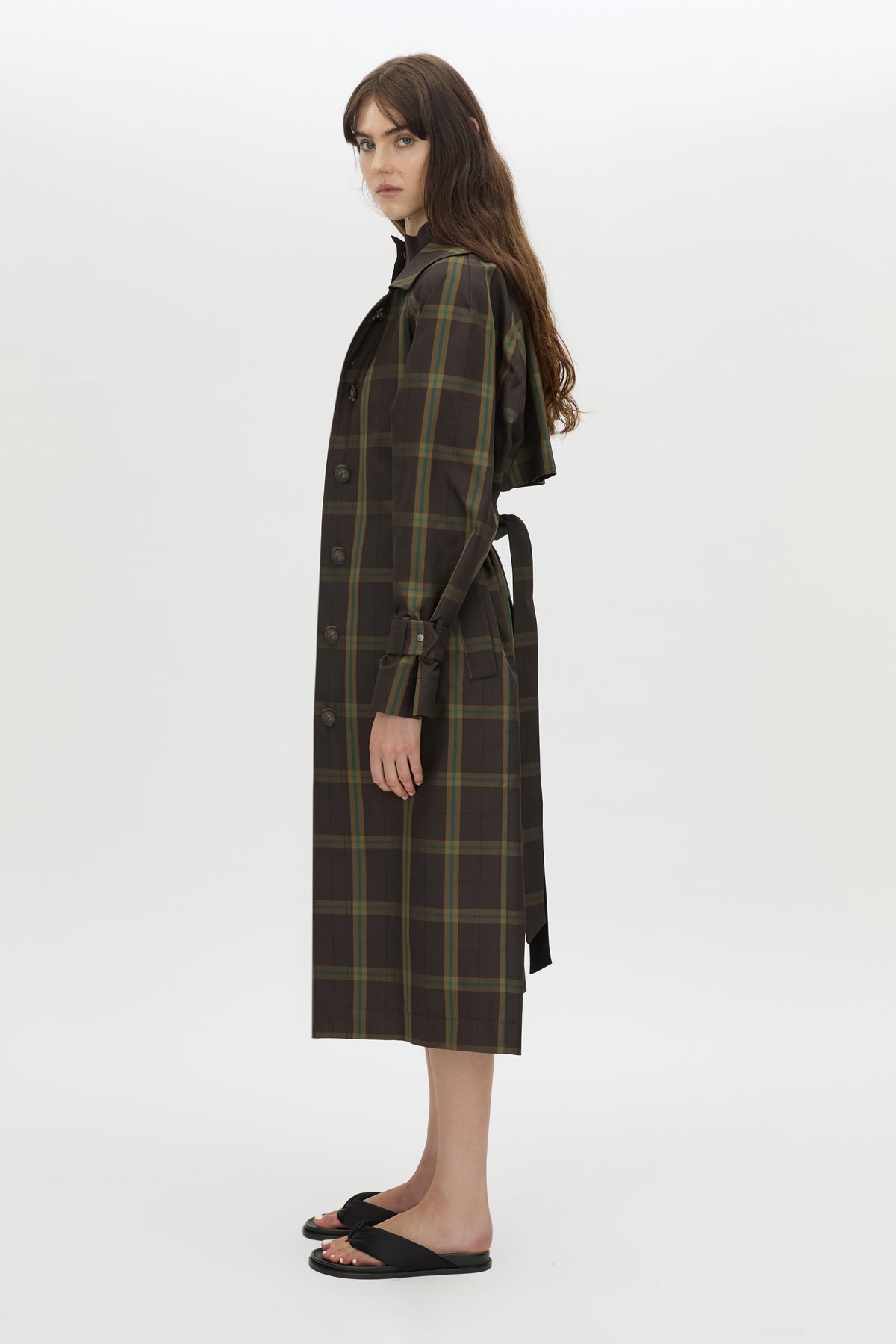 Winton Check Trench Coat