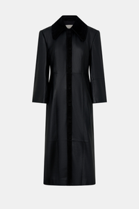 Yaz Leather Coat