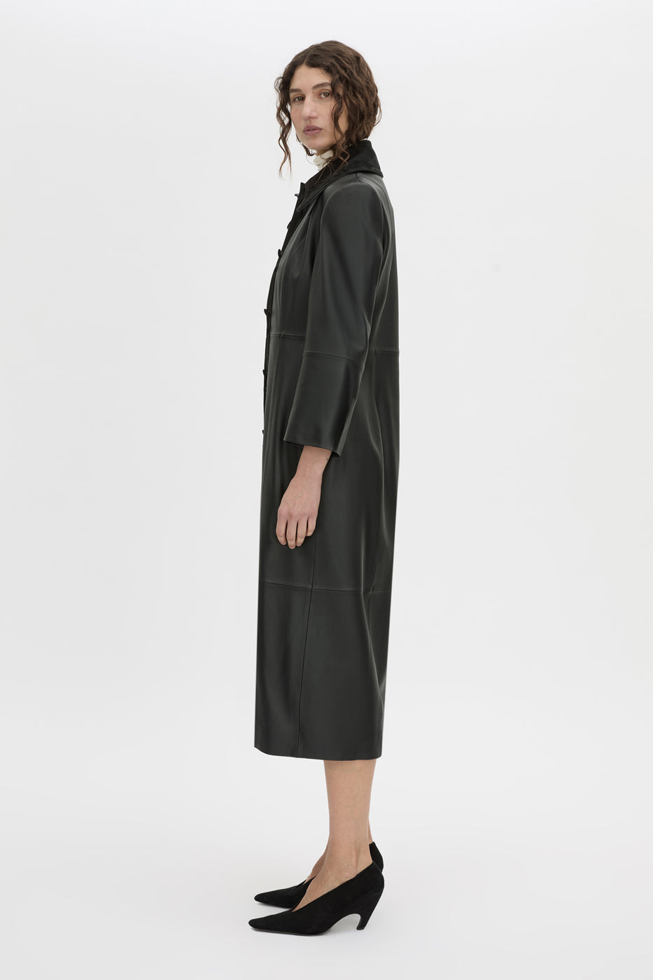 Yaz Leather Coat