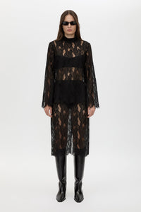 Zemira Lace Midi Skirt