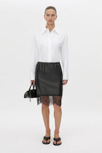 Nes Leather Skirt