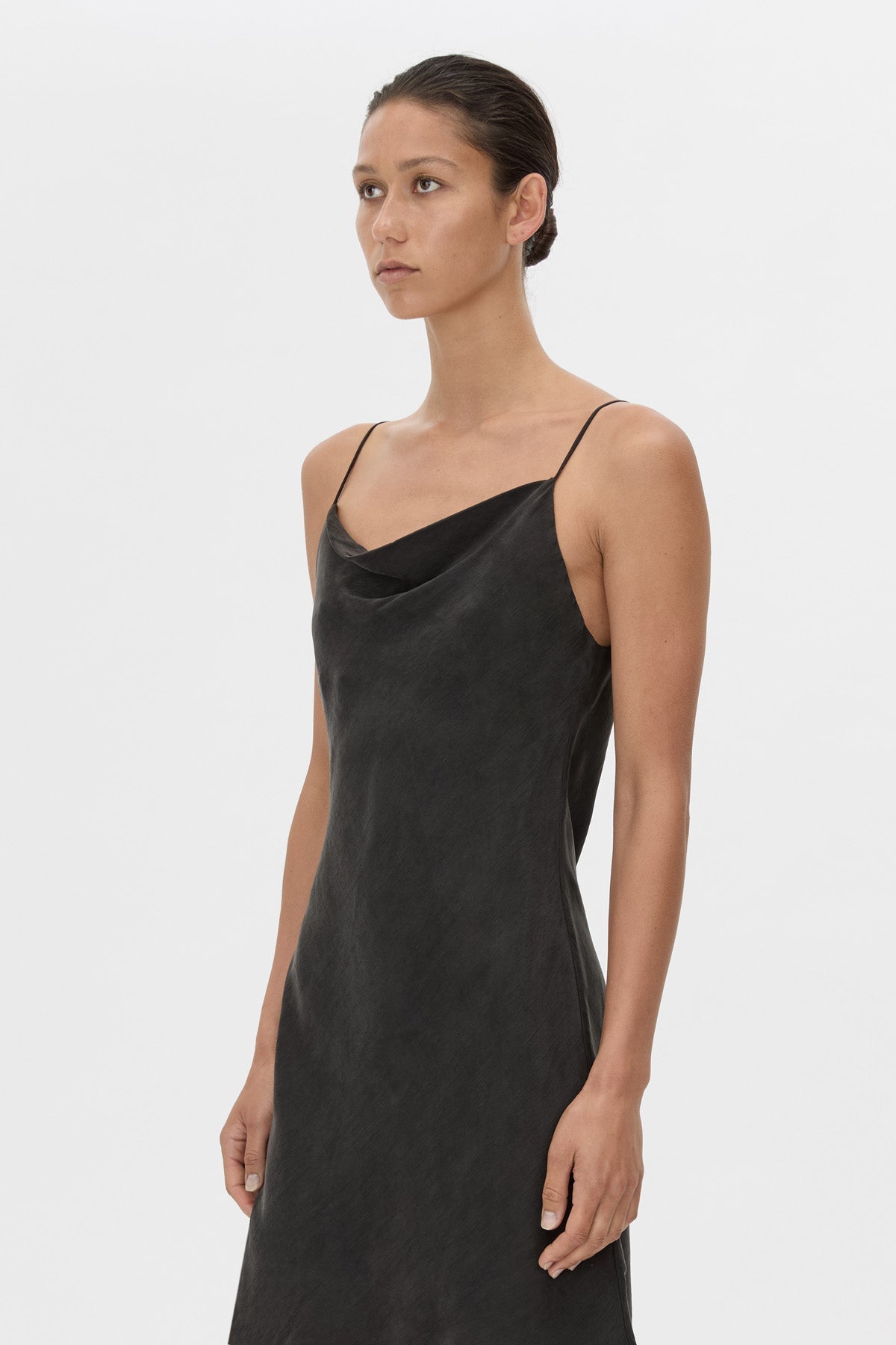 Allegro Satin Bias Mini Dress