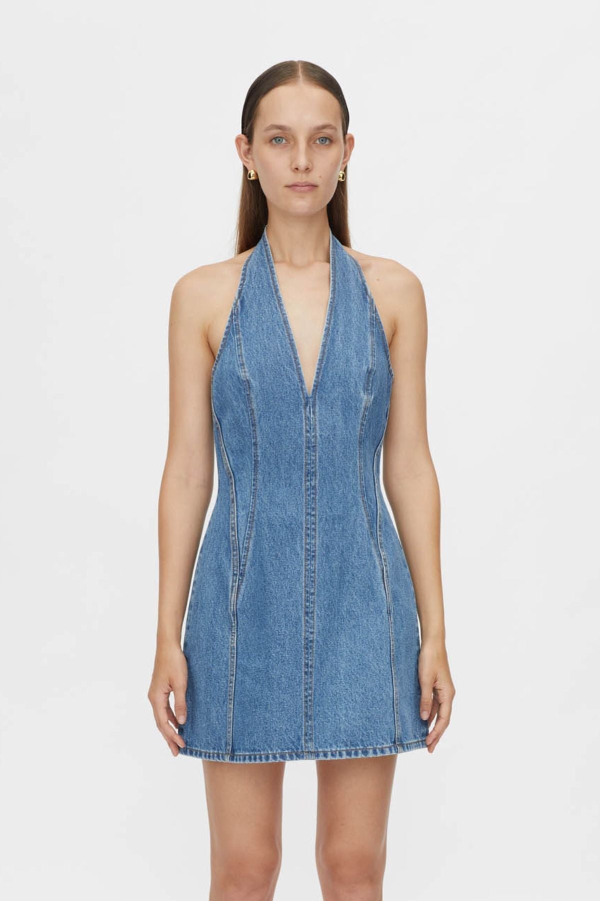 Cascadia Denim Mini Dress