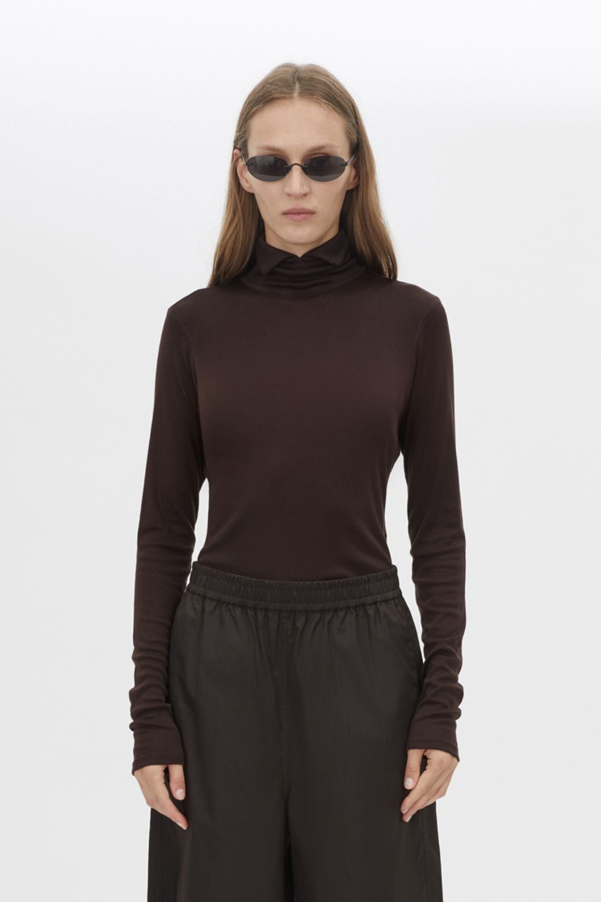 Barre High Neck Top