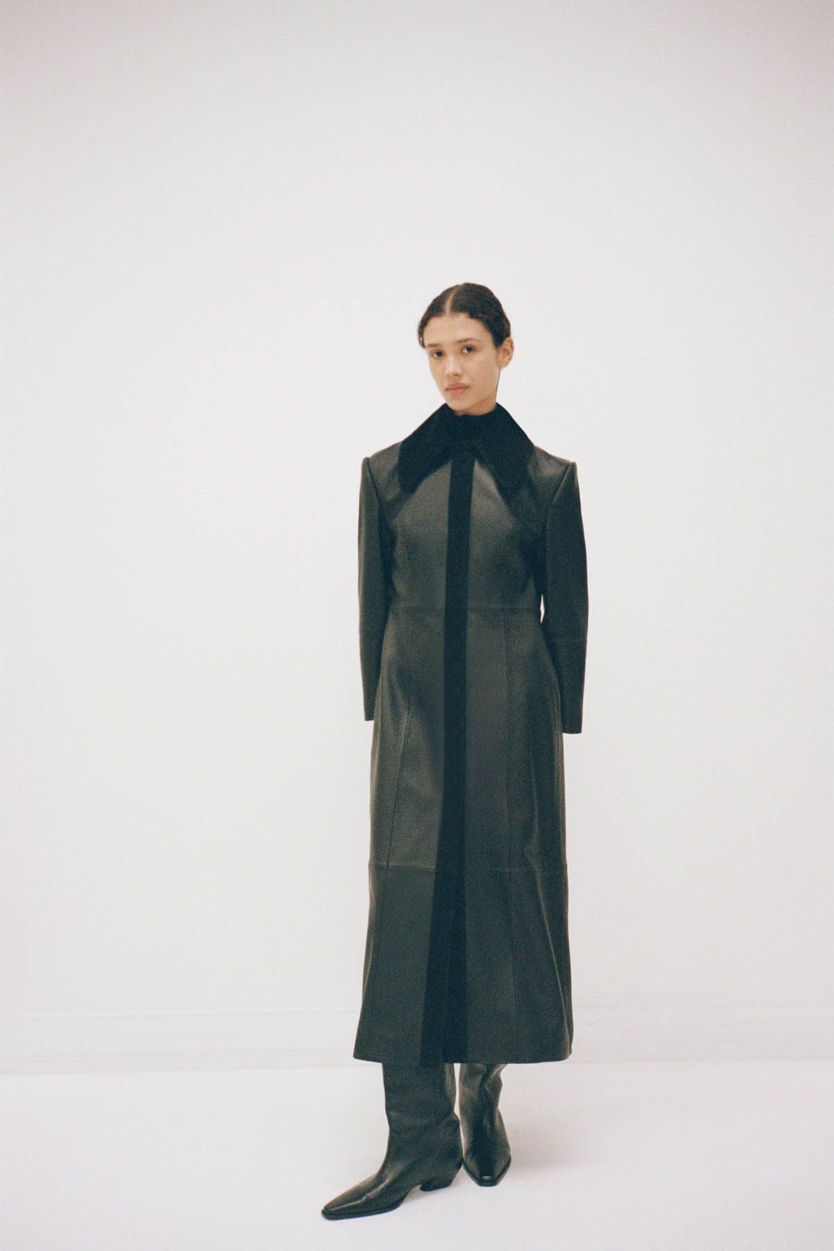Yaz Leather Coat