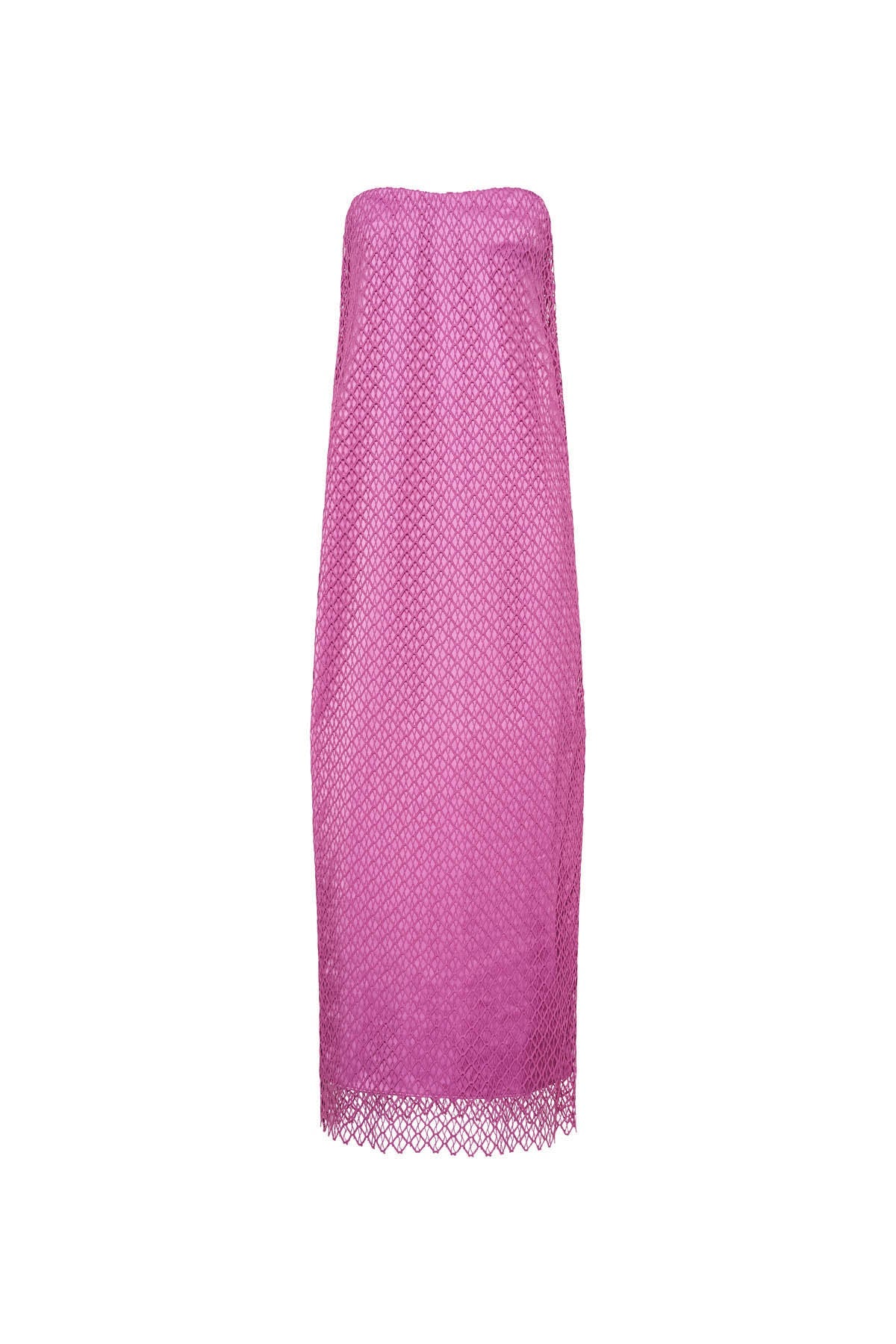 Sinclar Lace Strapless Maxi Dress in Magenta Pink - CAMILLA AND MARC®  Official | C&M – CAMILLA AND MARC