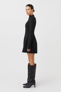 camilla and marc long sleeve mini dress Camilla And Marc Black Gordon Mini Dress