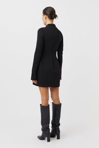 camilla and marc long sleeve mini dress Mackinley Tailored Mini Dress in Black